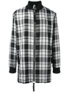 Blood Brother Trip Longline Bomber Jacket, Size: Large, Black, Polyester/viscose