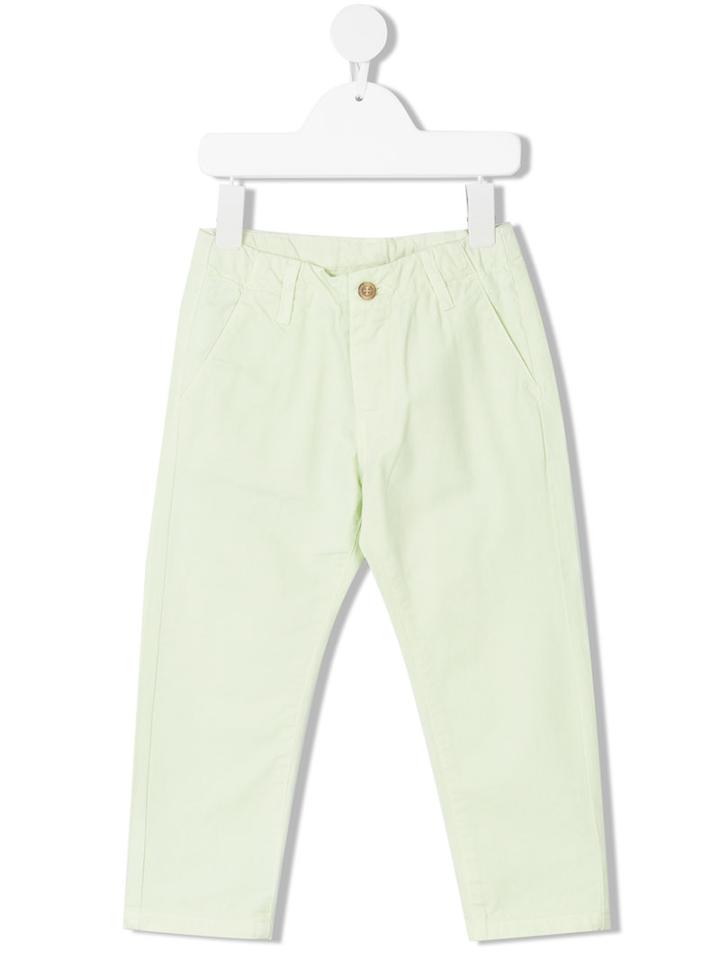 Knot - James Twill Chinos - Kids - Cotton - 8 Yrs, Green
