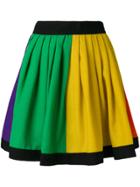 Versace Vintage Blockcolour Gathered Skirt - Multicolour