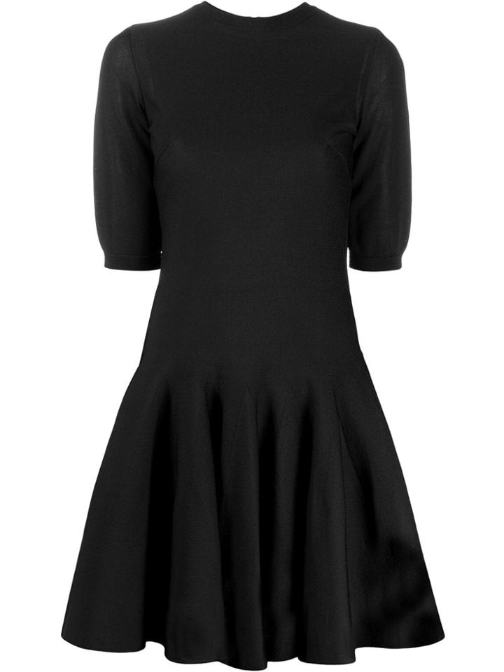 Givenchy Flared Knit Dress - Black