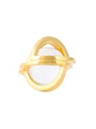 Lara Bohinc Planetaria Ring, Women's, Size: 51, Metallic, Sterling Silver/gold Vermeil