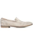 Officine Creative Textured Slip-on Loafers - Grey