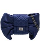 Chanel Vintage Bow Shaped Shoulder Bag - Blue