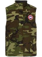 Canada Goose Garson Camouflage Print Gilet - Green