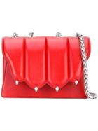 Marco De Vincenzo - Paw Shoulder Bag - Women - Calf Leather/metal - One Size, Red, Calf Leather/metal