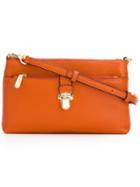 Michael Michael Kors Snap Pocket Crossbody Bag, Women's, Yellow/orange, Cotton/leather
