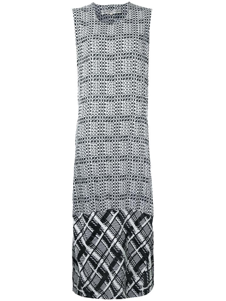 Comme Des Garçons Vintage Check Panel Dress - Black