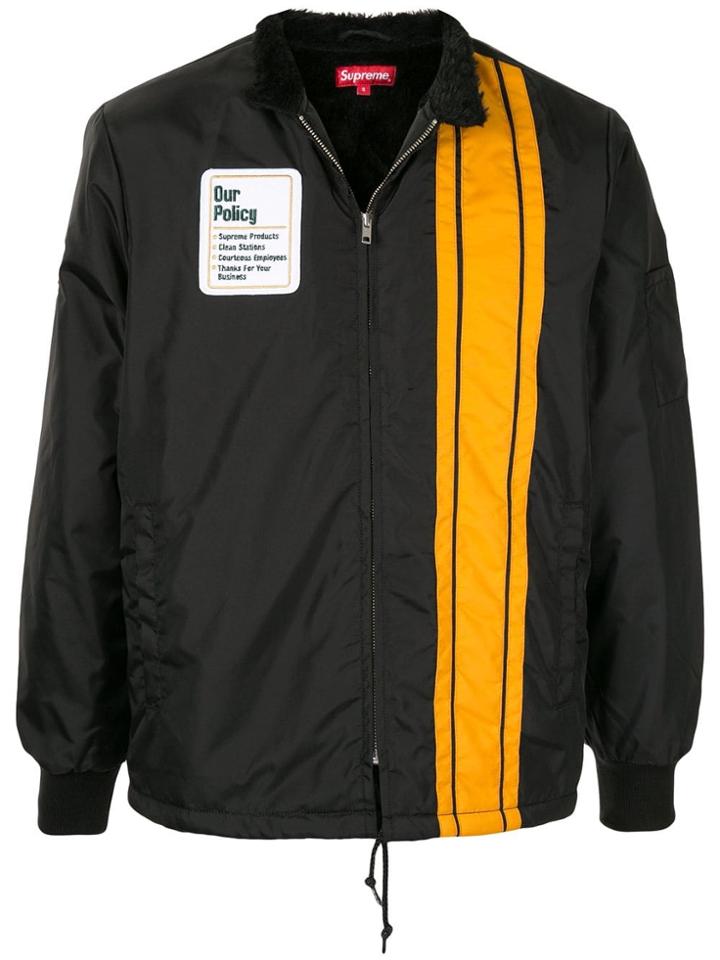 Supreme Pit Crew Jacket Fw17 - Black