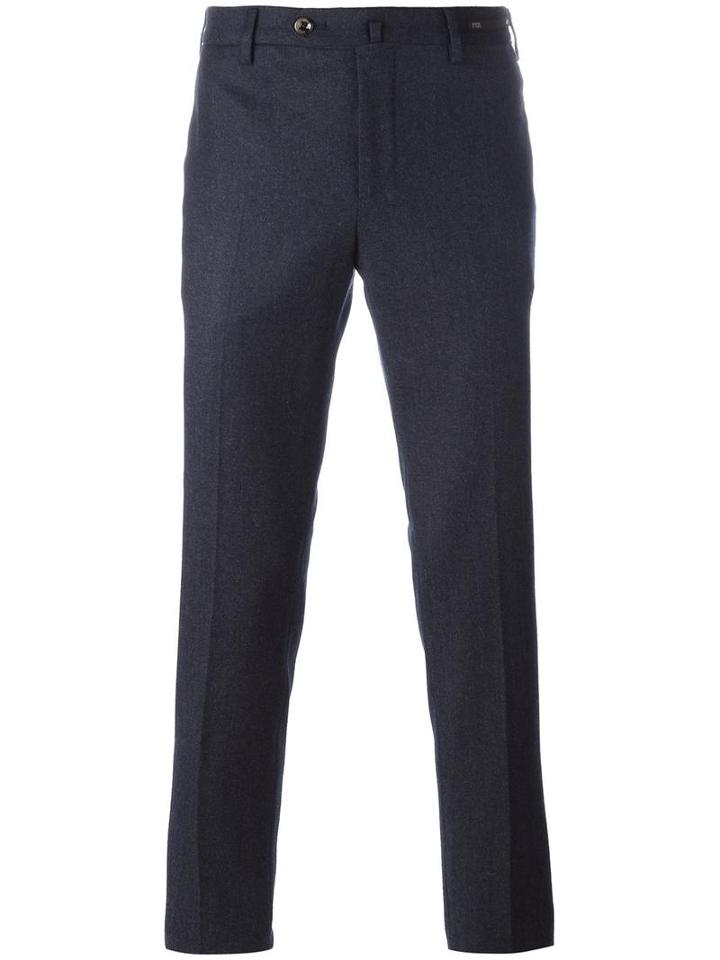 Pt01 Skinny Trousers, Men's, Size: 48, Grey, Virgin Wool/cotton/polyamide/spandex/elastane