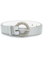 Orciani Round Buckle Belt - Silver