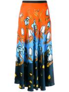 Paul Smith Printed High-waisted Skirt - Blue