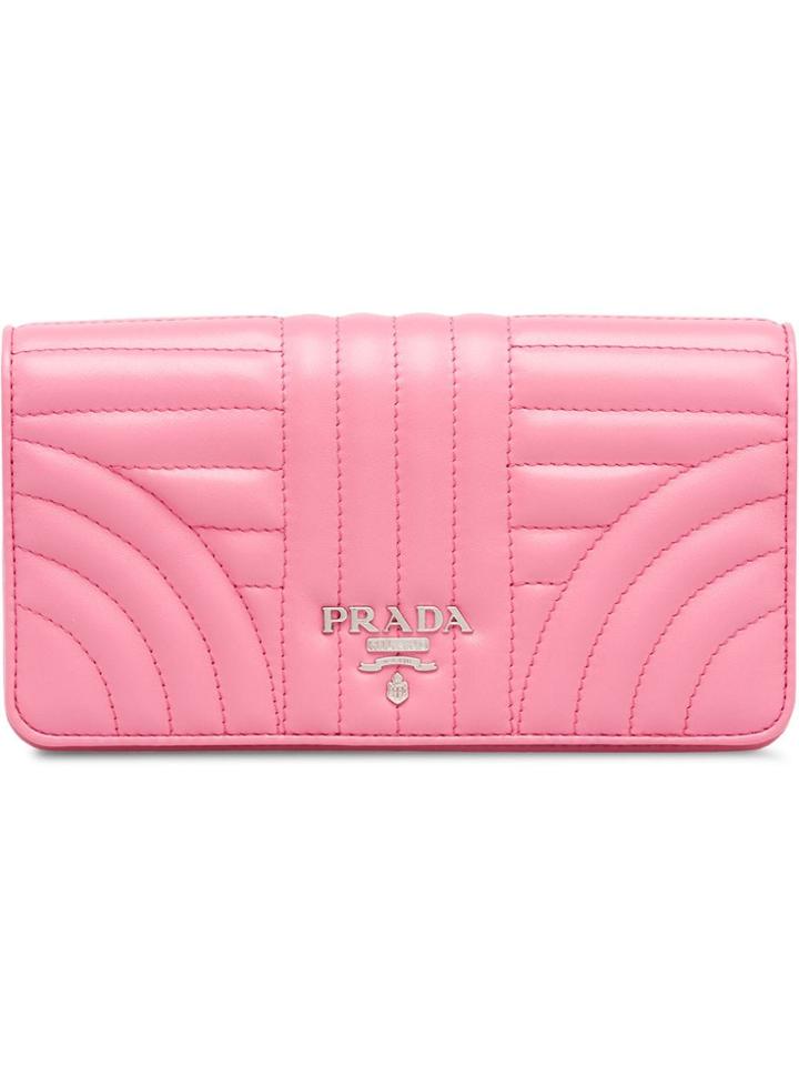 Prada Leather Mini Bag - Pink
