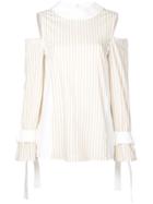 Adeam Cut-out Detail Blouse - White