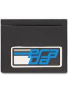 Prada Logo Cardholder Wallet - Black