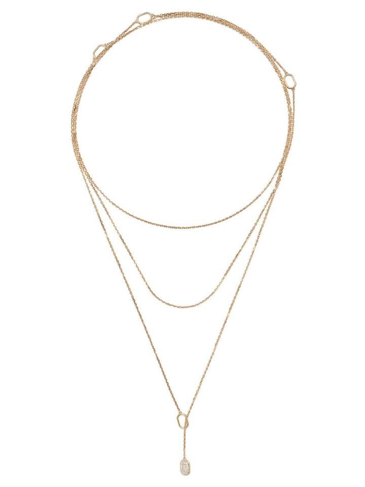 Raphaele Canot 18kt Yellow Gold Fushion Diamond Chain Necklace