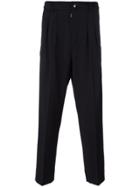 Matiéres Elasticated Detailing Straight Trousers - Black