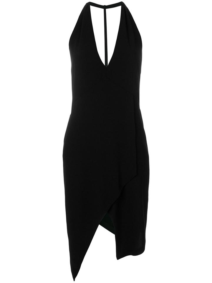 Iro Deep V-neck Dress - Black