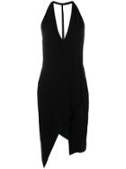 Iro Deep V-neck Dress - Black