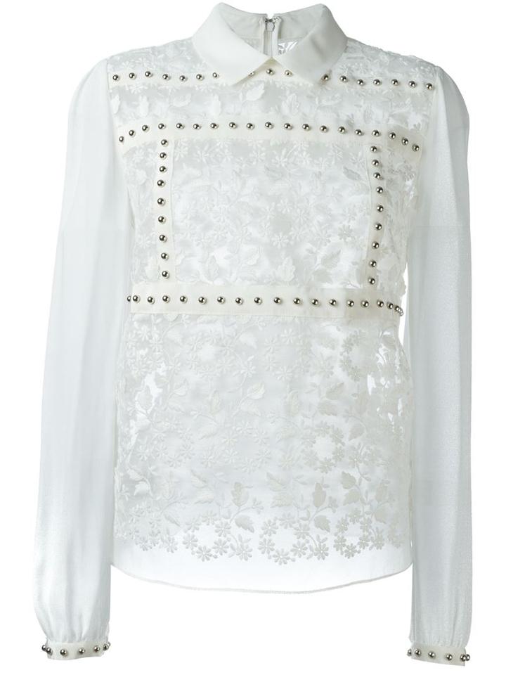 Giamba Embellished Blouse