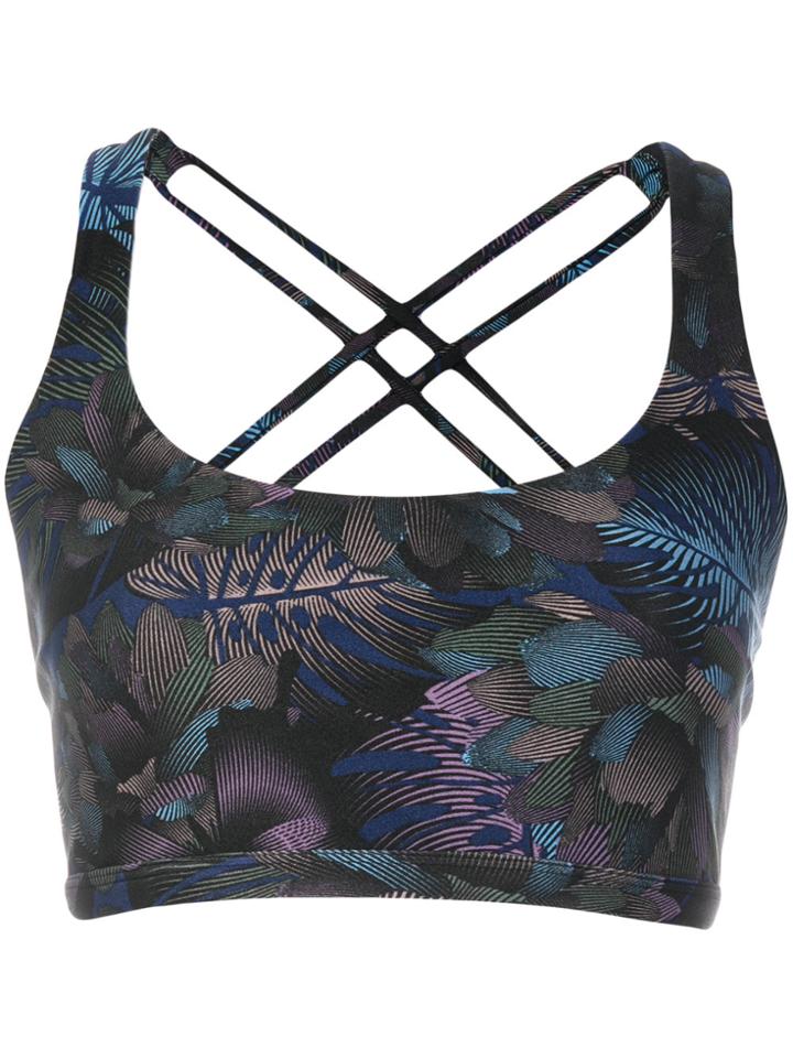 Bodyism I Am Flexible Crossback Bra - Multicolour