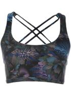 Bodyism I Am Flexible Crossback Bra - Multicolour