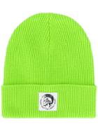 Diesel Knitted Beanie Hat - Green