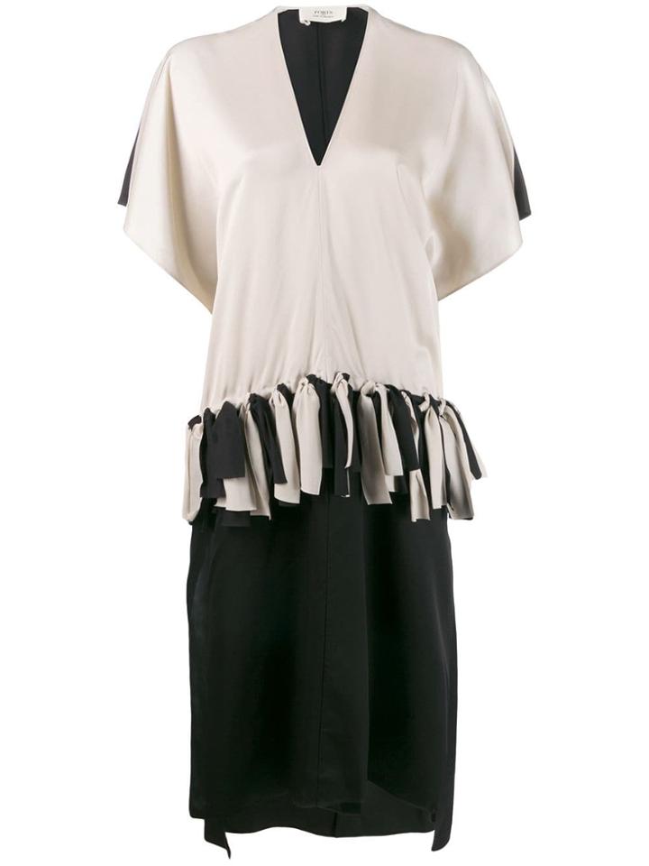 Ports 1961 Embellished V-neck Dress - Black