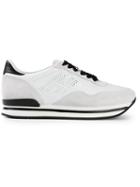 Hogan H222 Sneakers, Women's, Size: 38.5, White, Leather/suede/rubber