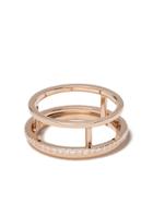 De Beers 18kt Rose Gold The Horizon Diamond Band