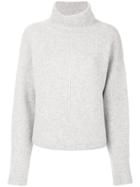 Le Kasha Cashmere Roll-neck Jumper - Grey