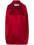 Gianluca Capannolo Pleated Front Tank Top - Red
