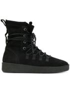Represent Lace-up Boots - Black