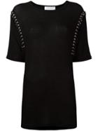 Iro 'mayssa' T-shirt, Women's, Size: Xs, Black, Polyurethane/lyocell