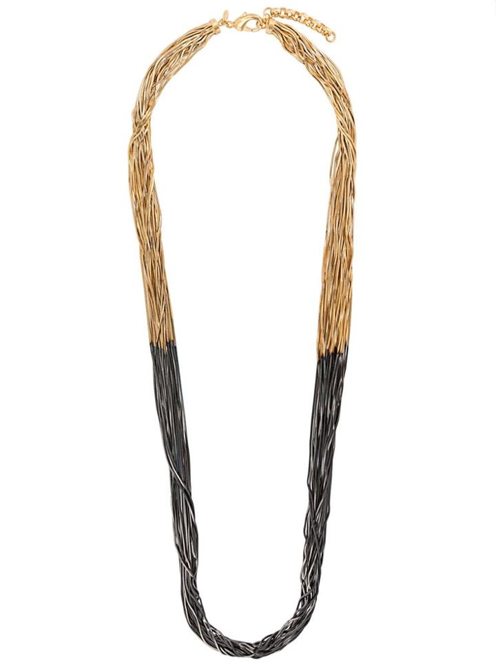 Iosselliani Black Hole Sun Necklace - Gold