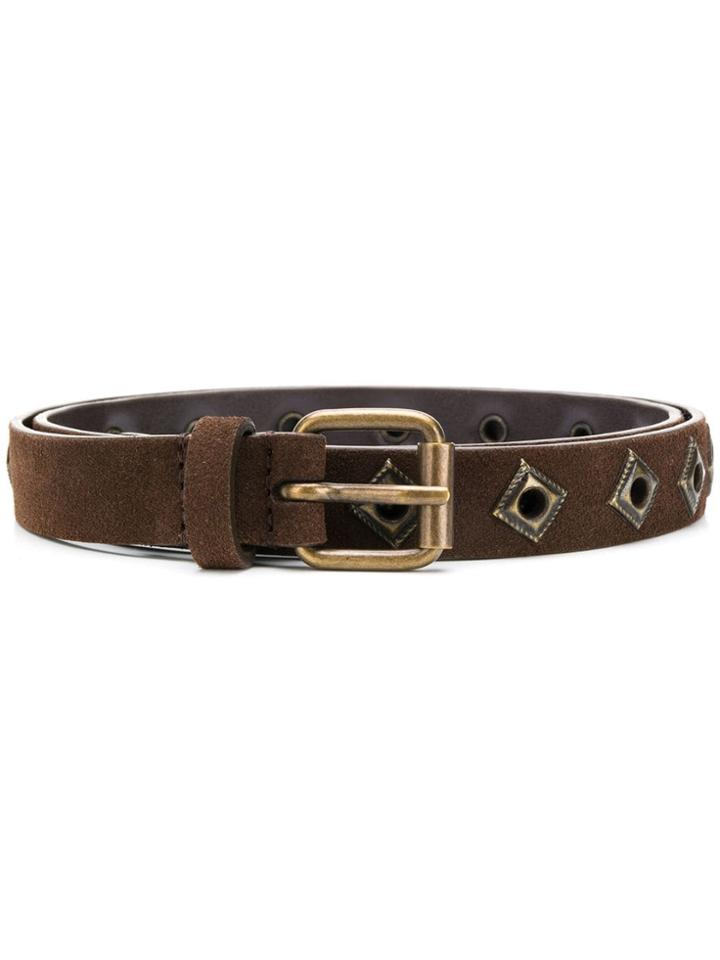 Philosophy Di Lorenzo Serafini Adjustable Buckle Belt - Brown