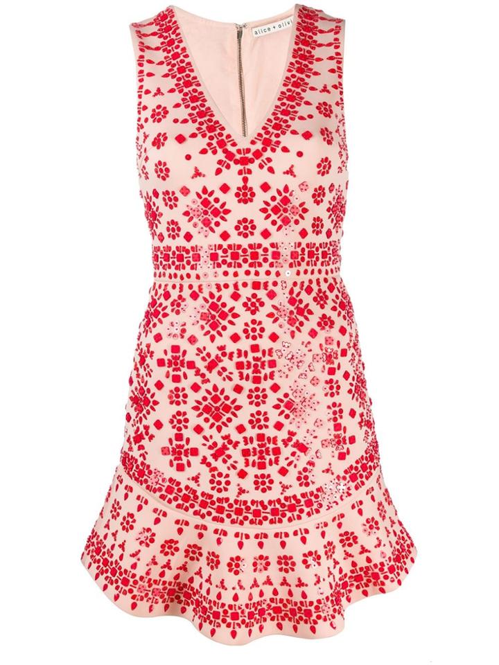 Alice+olivia Beaded Playsuit - Pink