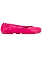 Salvatore Ferragamo Vigonla Ballerina Shoes - Pink & Purple