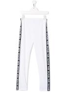 Balmain Kids Teen Logo Trim Leggings - 100