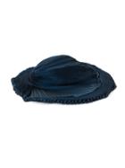 Issey Miyake - Flat Pleated Hat - Women - Polyester/polyurethane - One Size, Blue, Polyester/polyurethane