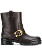 Coach Leighton Booties - Brown