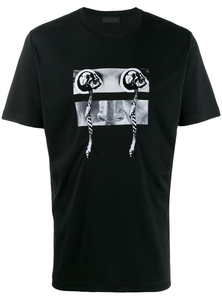 Diesel Black Gold Printed Crew Neck T-shirt