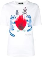 Dsquared2 Racoon Graphic T-shirt - White