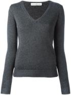 Golden Goose Deluxe Brand V-neck Jumper - Grey