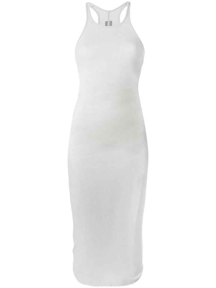 Rick Owens - Tank Dress - Women - Silk/viscose - 38, Women's, Grey, Silk/viscose