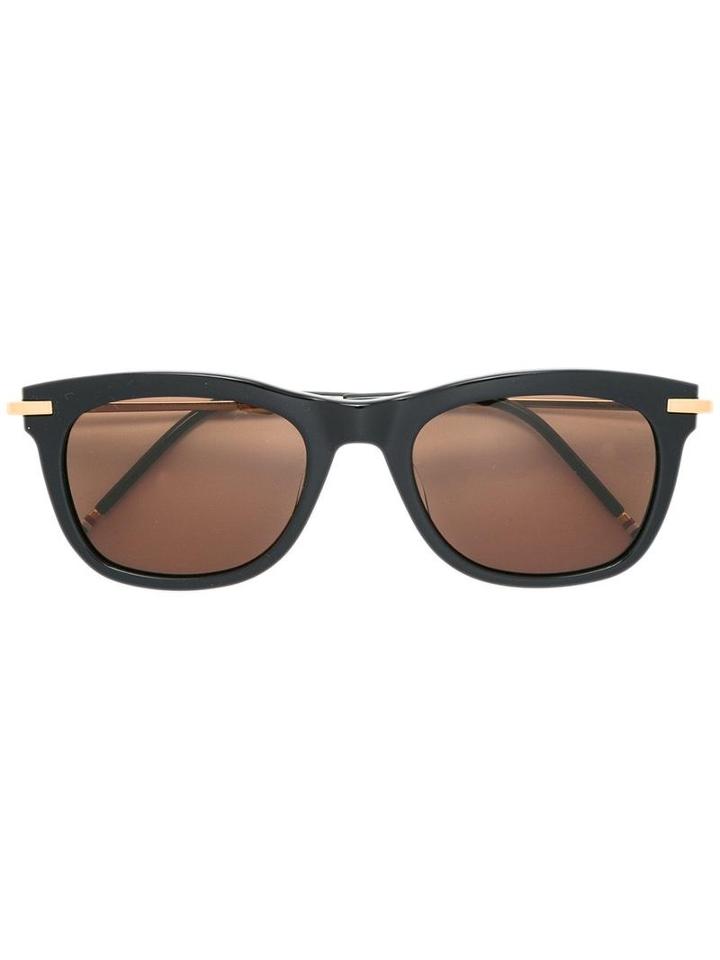 Thom Browne Square Shaped Sunglasses, Adult Unisex, Size: 52, Blue, Acetate/metal