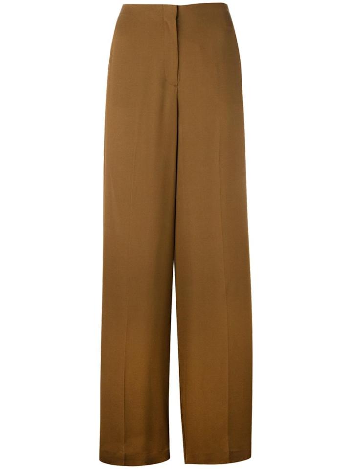 Theory High-waisted Trousers - Brown
