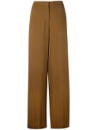 Theory High-waisted Trousers - Brown