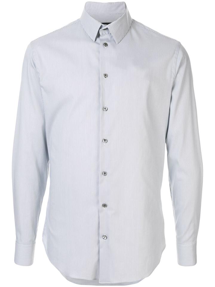 Giorgio Armani Classic Long-sleeved Shirt - White