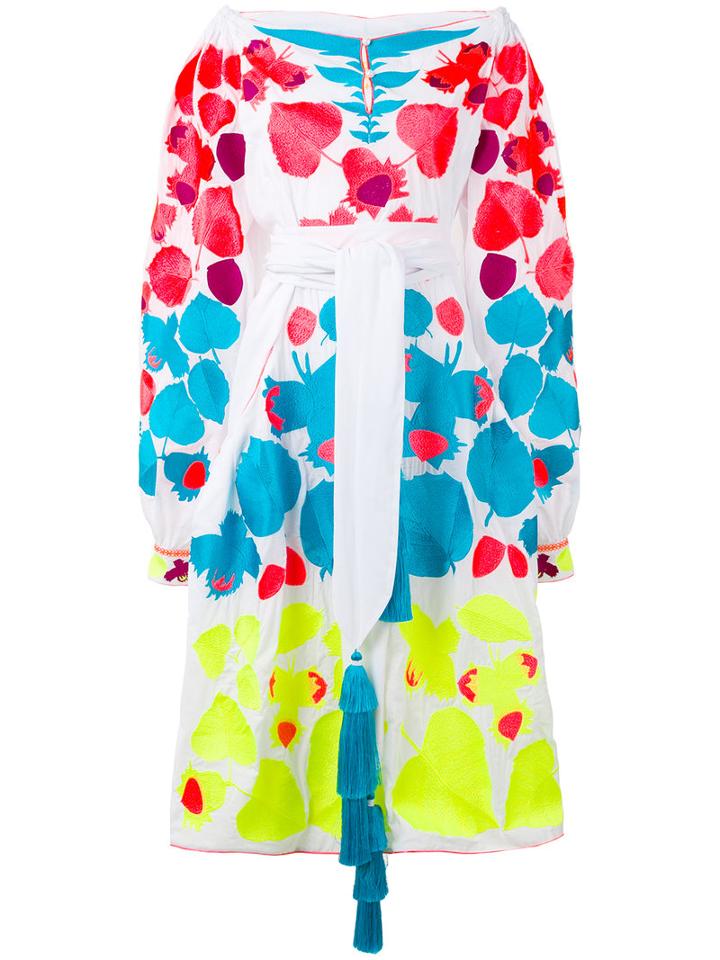 Yuliya Magdych - 'nutwood' Dress - Women - Cotton - M, White, Cotton