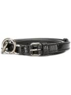 Fendi Vintage Textured Belt, Women's, Size: Large, Black